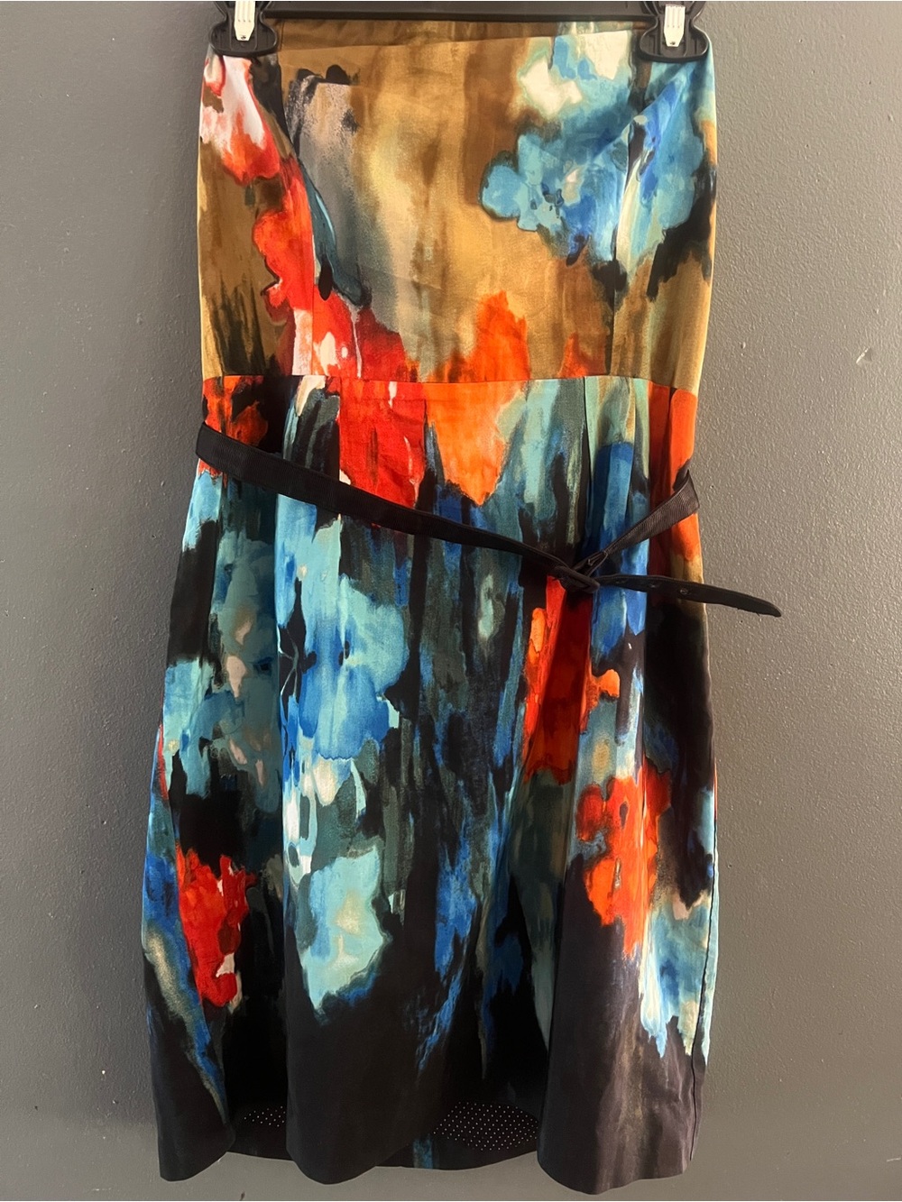 Anthropologie Moulinette Soeurs, splashed palette dress